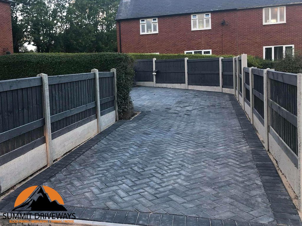 New Driveway Entrance With Block Paving