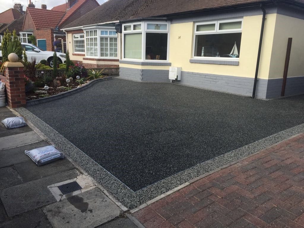 Resin Bonded Driveway Installation in Heath End